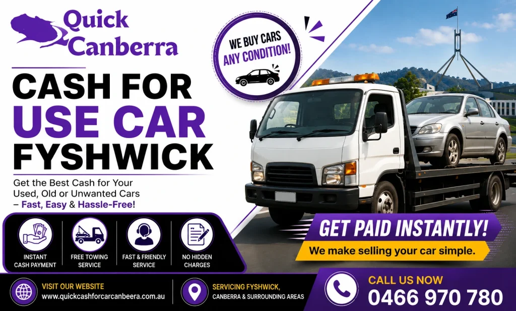 Cash for use car Fyshwick